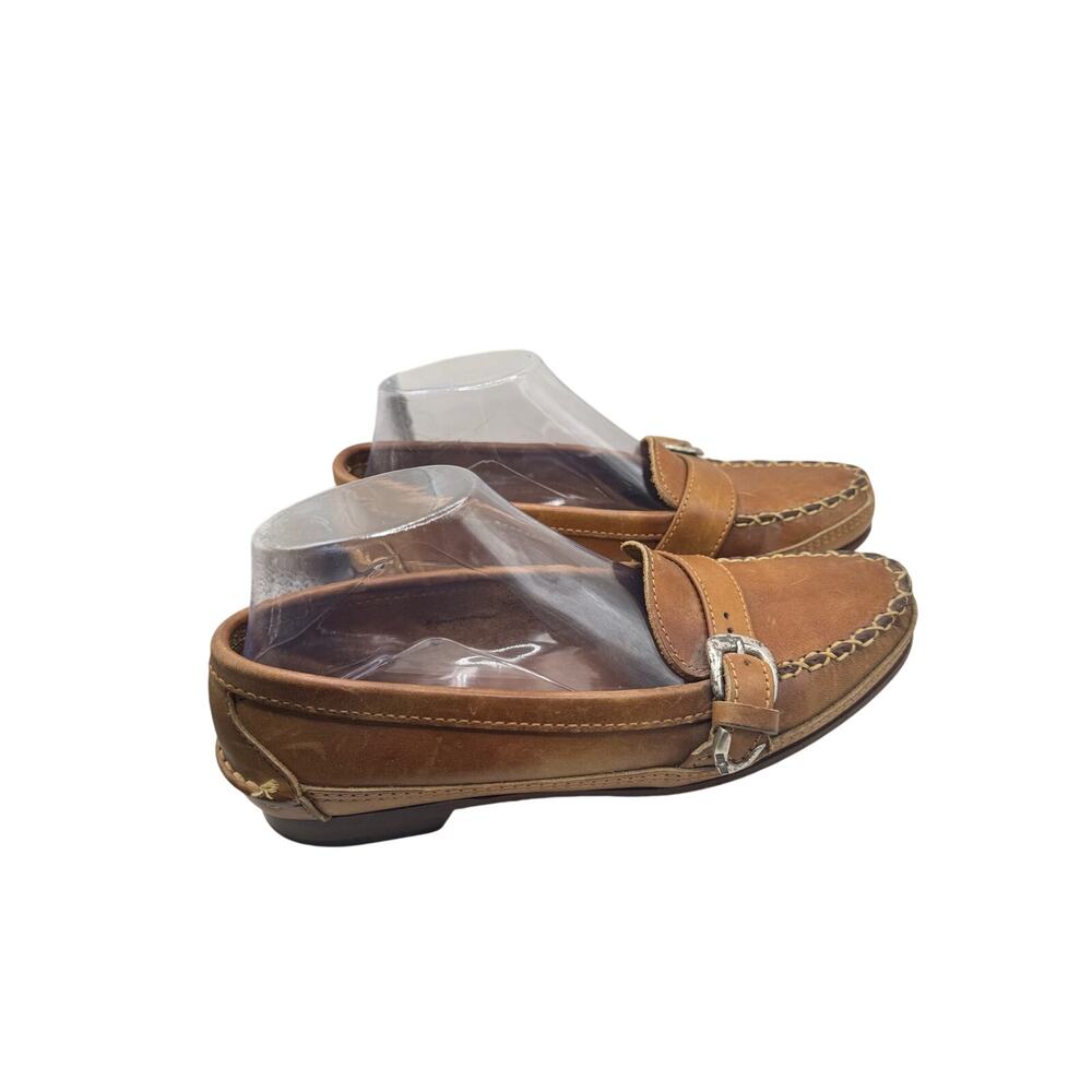 Vintage Ralph Lauren Country 1970s Leather Loafers Size 7.5 - Picture 7 of 8